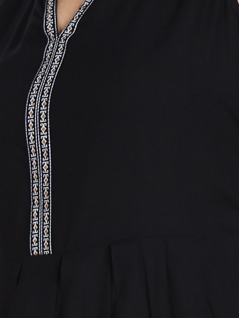 printed a-line kurta - 17580611 - Zoom Image - 5