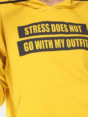 yellow polyester regular sweatshirt - 17580906 - Standard Image - 5