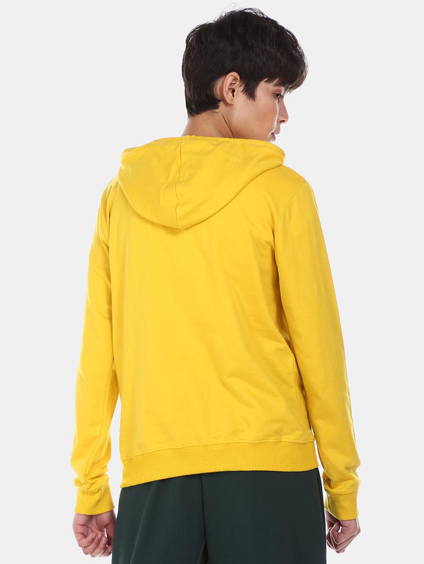 yellow polyester regular sweatshirt - 17580906 - Zoom Image - 3