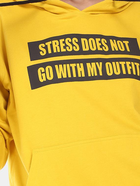yellow polyester regular sweatshirt - 17580906 - Zoom Image - 5