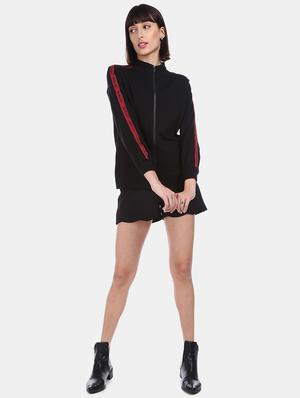 black polyester regular sweatshirt - 17580922 - Standard Image - 4