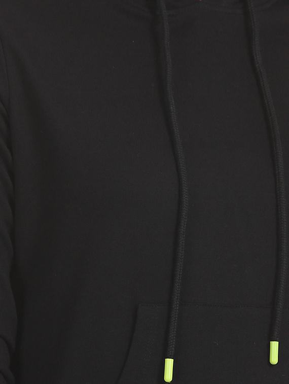 black polyester regular sweatshirt - 17580938 - Zoom Image - 5