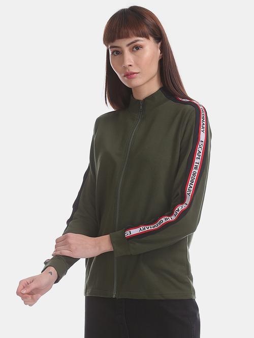 side taped sweatshirt - 17580974 - Standard Image - 1