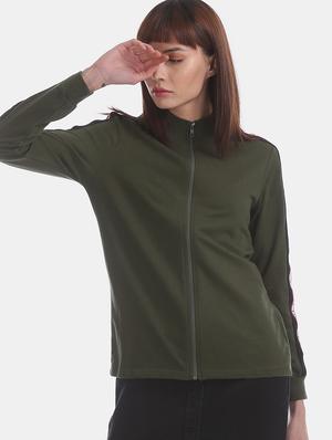 side taped sweatshirt - 17580974 - Standard Image - 2