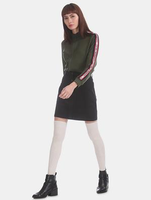 side taped sweatshirt - 17580974 - Standard Image - 4