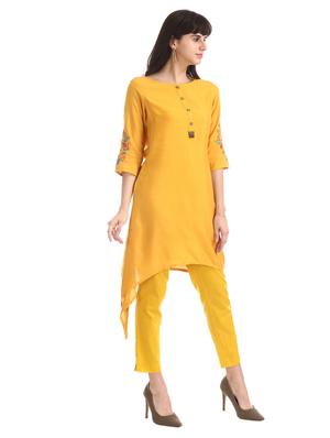 round neck asymmetric tunic - 17581039 - Standard Image - 2