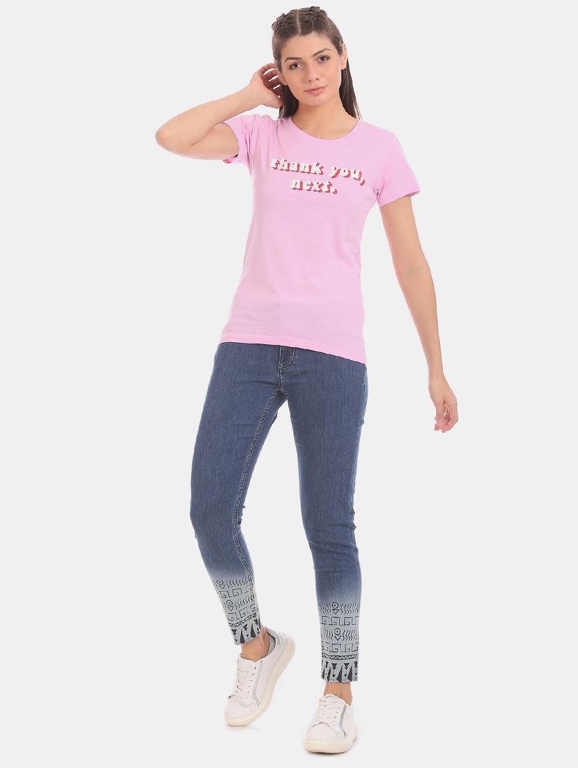 round neck graphic tee - 17581156 - Zoom Image - 4