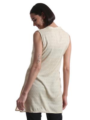 mandarin neck striped tunic - 17581163 - Standard Image - 3
