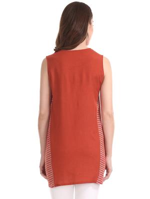 round neck a-line tunic - 17581168 - Standard Image - 3