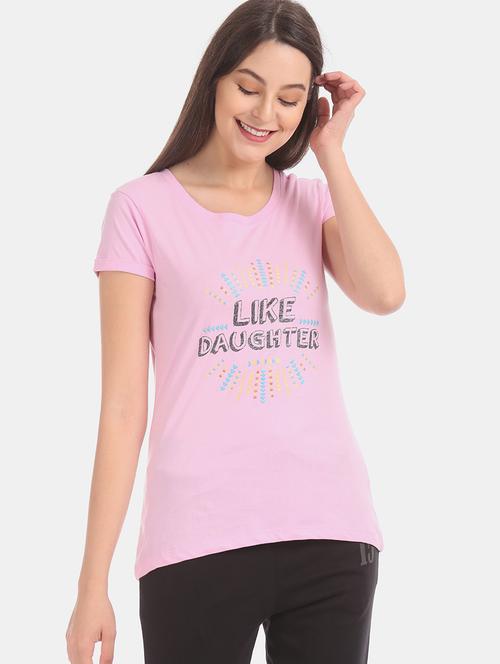 round neck graphic tee - 17581194 - Standard Image - 1