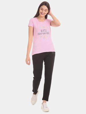 round neck graphic tee - 17581194 - Standard Image - 4