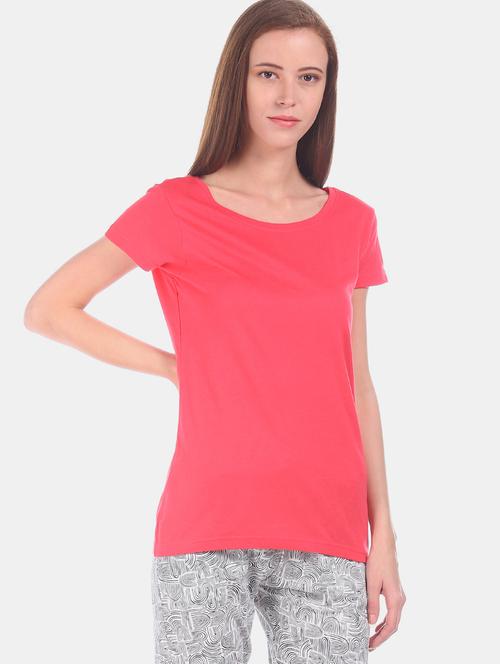 round neck solid tee - 17581201 - Standard Image - 1