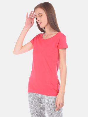round neck solid tee - 17581201 - Standard Image - 2