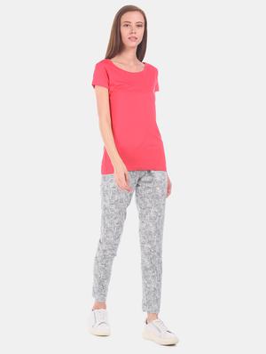round neck solid tee - 17581201 - Standard Image - 4