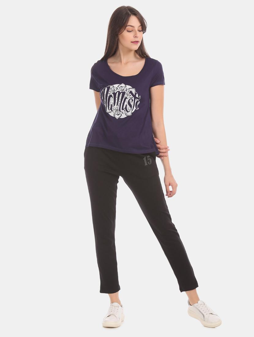 round neck graphic tee - 17581209 - Zoom Image - 4