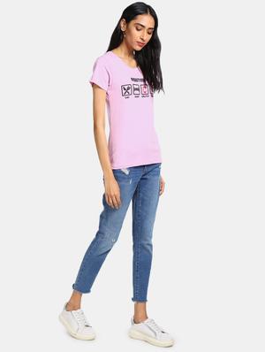 round neck graphic tee - 17581286 - Standard Image - 3