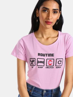 round neck graphic tee - 17581286 - Standard Image - 4