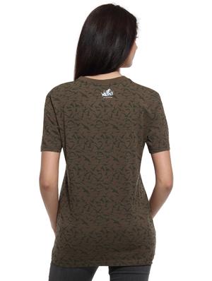 brown cotton regular tee - 17581295 - Standard Image - 3