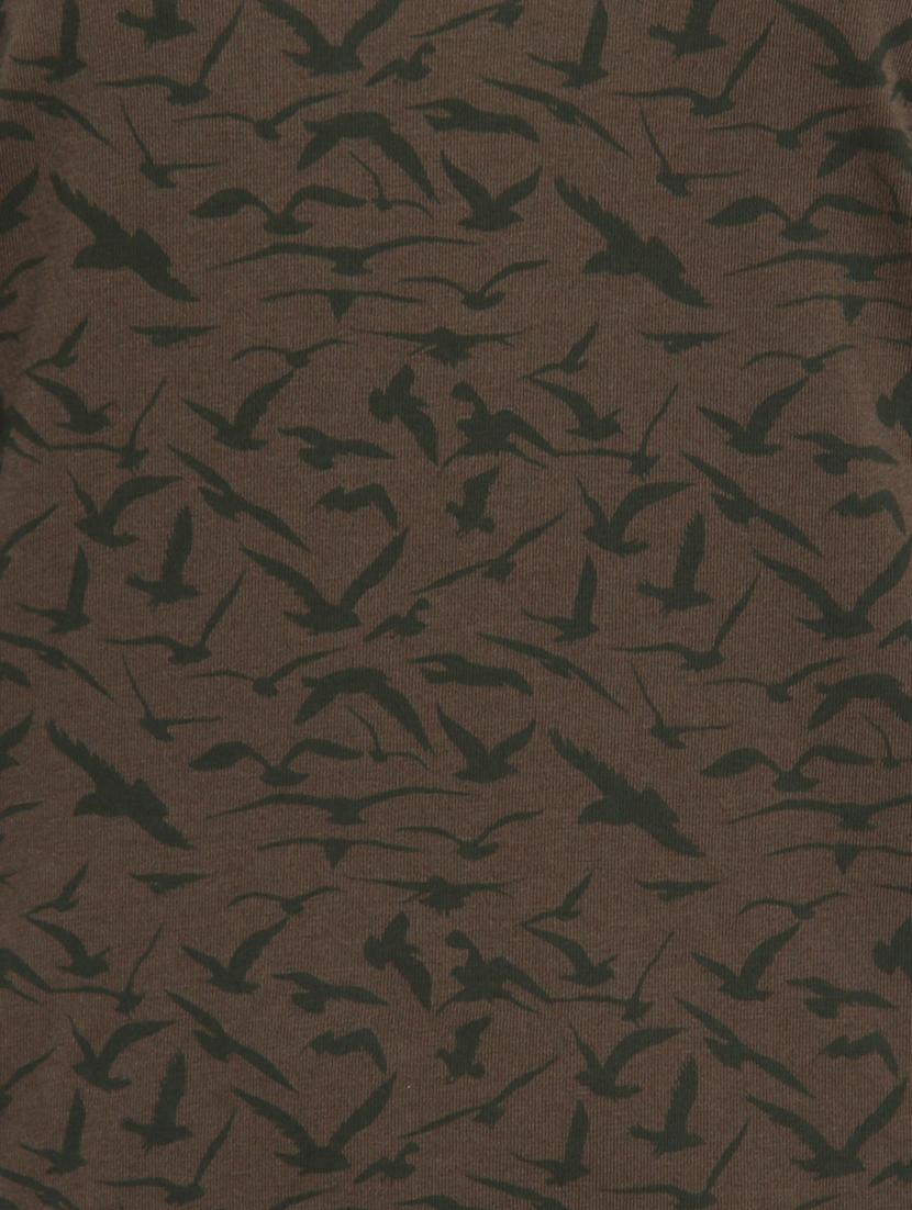 brown cotton regular tee - 17581295 - Zoom Image - 5
