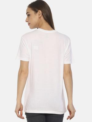 white cotton regular tee - 17581302 - Standard Image - 3