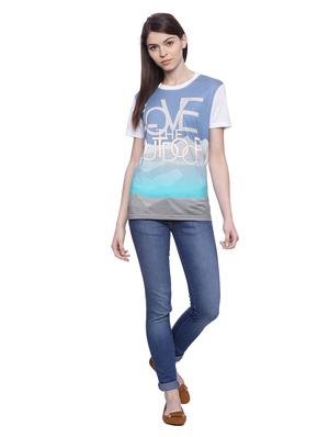 white polyester regular tee - 17581305 - Standard Image - 4