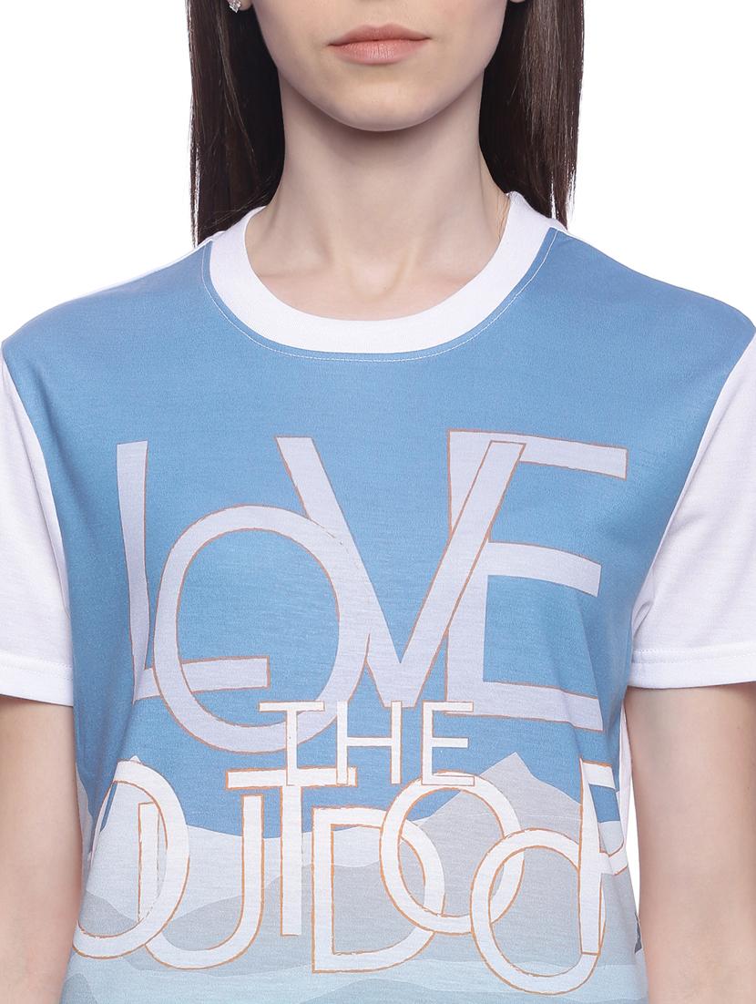white polyester regular tee - 17581305 - Zoom Image - 5