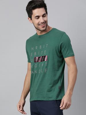 green printed t-shirt - 17581364 - Standard Image - 2