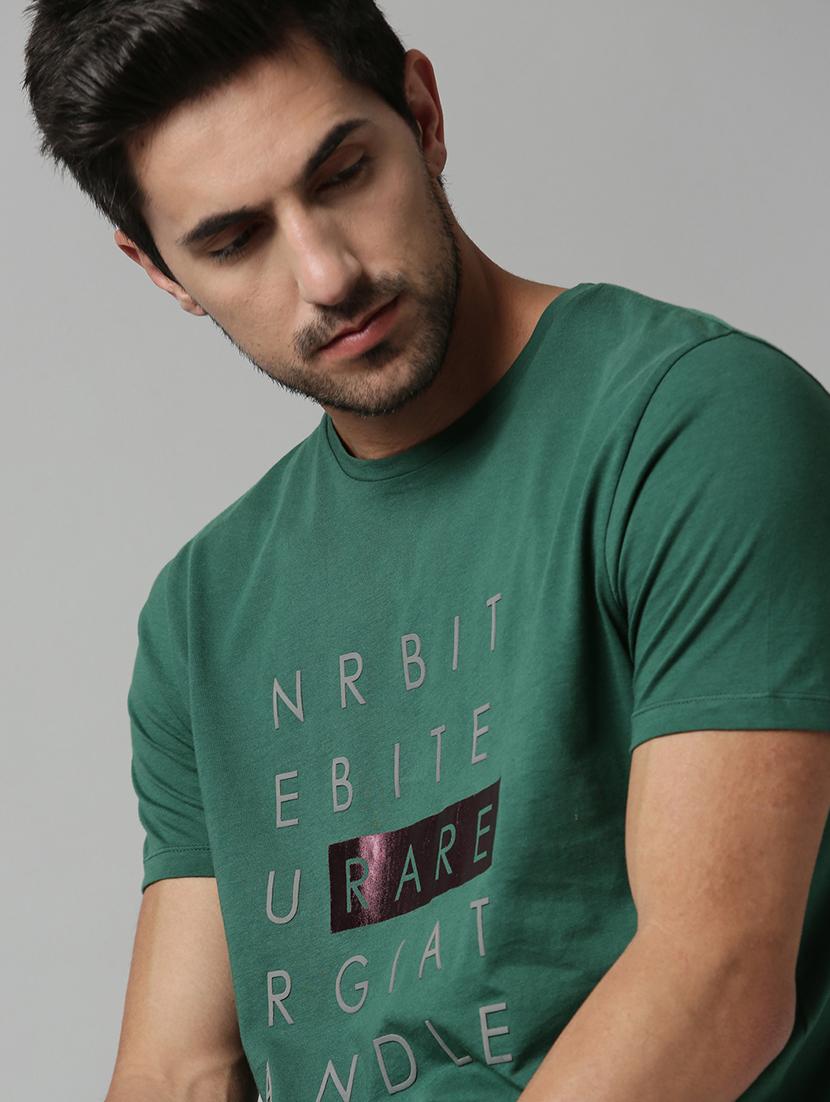 green printed t-shirt - 17581364 - Zoom Image - 4