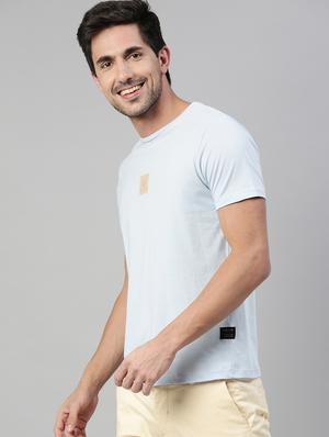 light blue solid t-shirt - 17581380 - Standard Image - 2