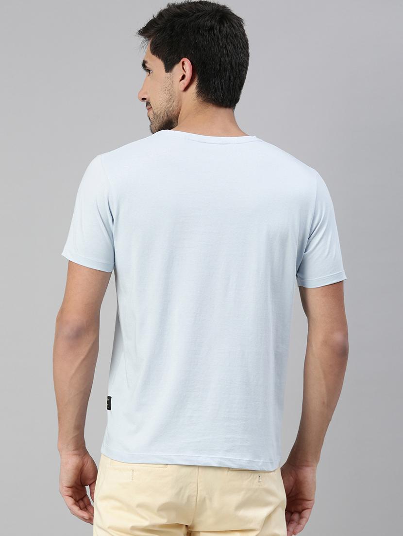 light blue solid t-shirt - 17581380 - Zoom Image - 3