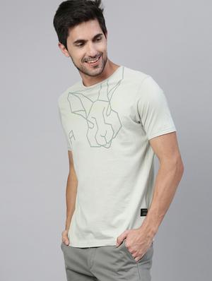 green printed t-shirt - 17581432 - Standard Image - 2