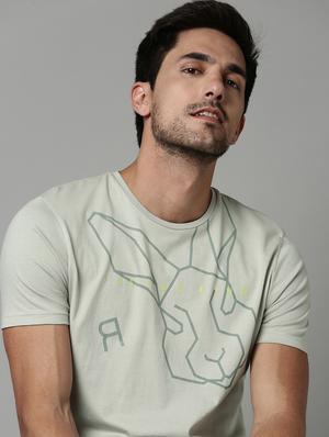 green printed t-shirt - 17581432 - Standard Image - 4