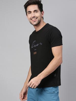 black printed t-shirt - 17581453 - Standard Image - 2