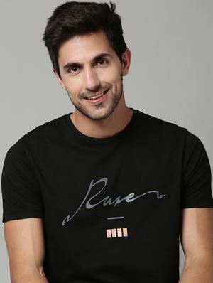 black printed t-shirt - 17581453 - Standard Image - 4