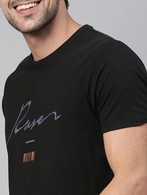 black printed t-shirt - 17581453 - Standard Image - 5