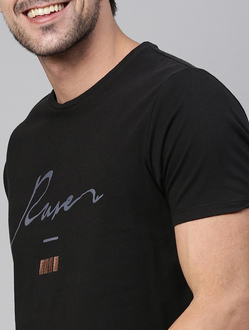 black printed t-shirt - 17581453 - Zoom Image - 5