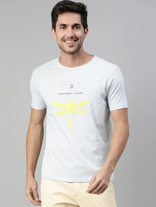 blue printed t-shirt - 17581488 - Standard Image - 1