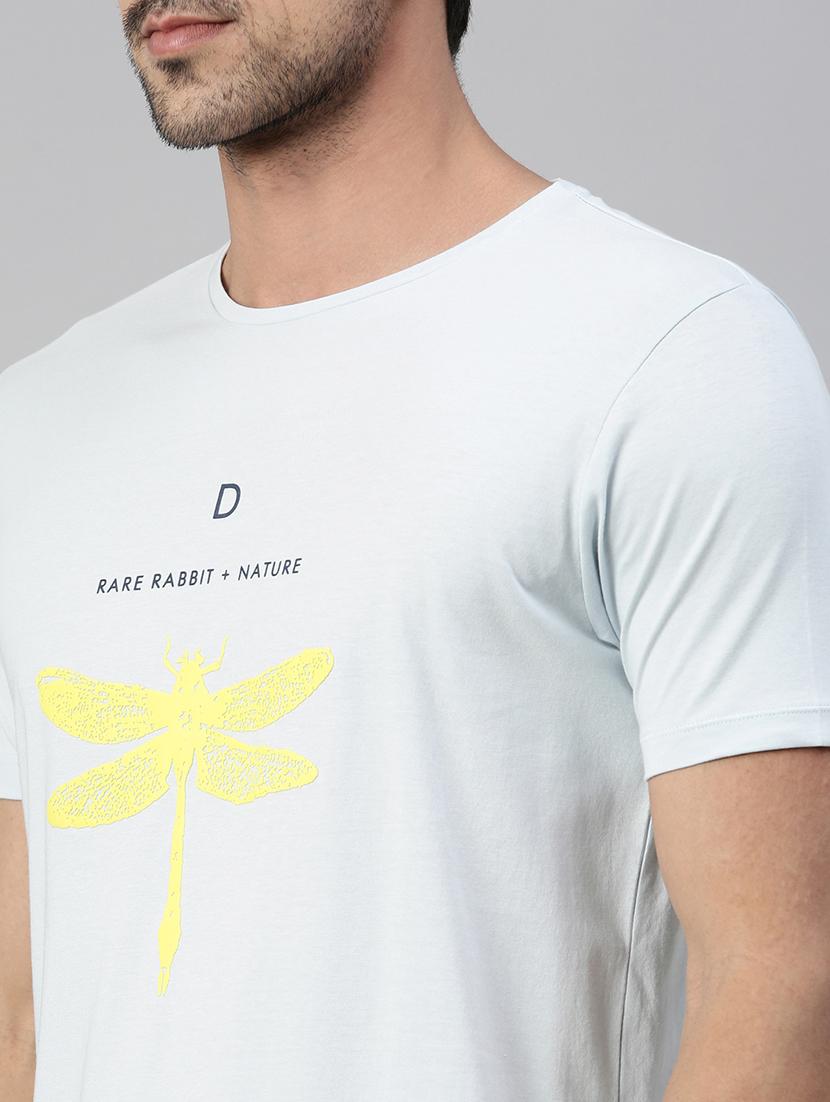 blue printed t-shirt - 17581488 - Zoom Image - 4