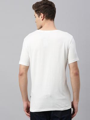 white printed t-shirt - 17581531 - Standard Image - 3
