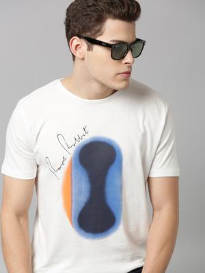 white printed t-shirt - 17581531 - Standard Image - 4