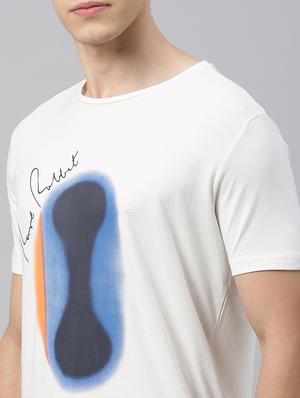 white printed t-shirt - 17581531 - Standard Image - 5