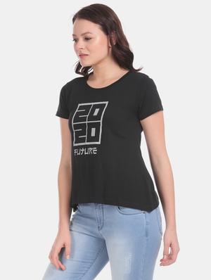 round neck graphic tee - 17581560 - Standard Image - 2