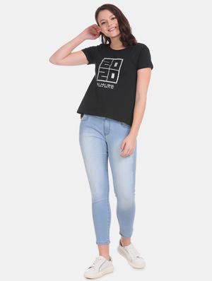 round neck graphic tee - 17581560 - Standard Image - 4