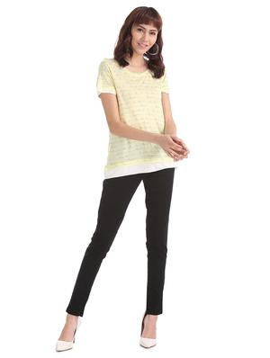 round neck printed tee - 17581644 - Standard Image - 4