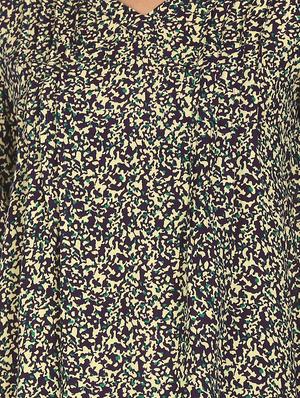 v neck printed top - 17581681 - Standard Image - 6