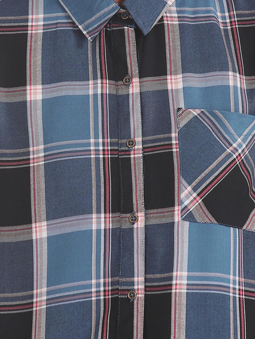 relaxed fit checkered shirt - 17581692 - Zoom Image - 5