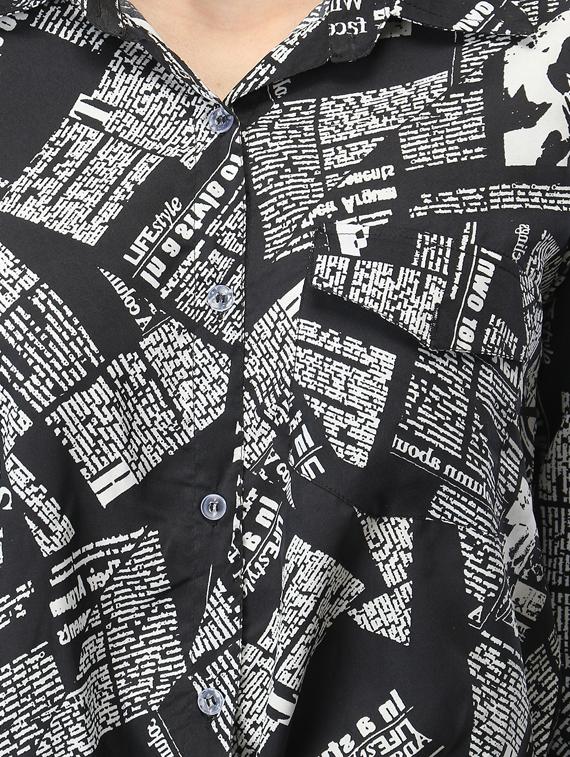 tie front graphic top - 17582176 - Zoom Image - 5