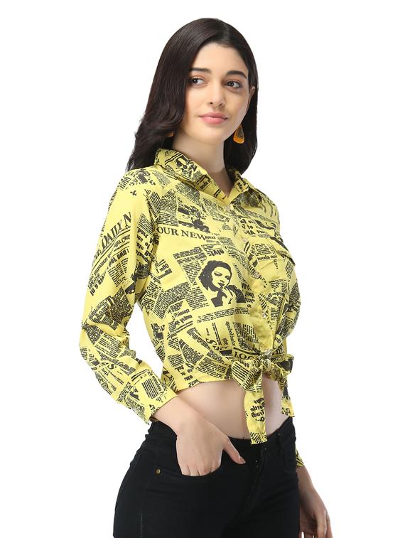 tie front graphic top - 17582179 - Zoom Image - 2