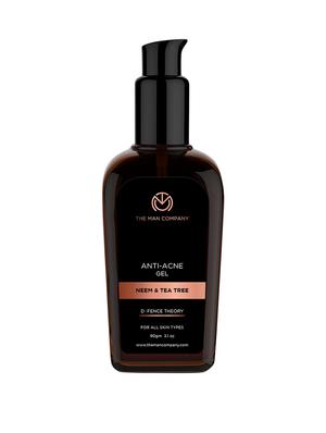 the man company acne treatment gel for oily skin, neem and tea tree, 90 g - 17582206 - Standard Image - 2