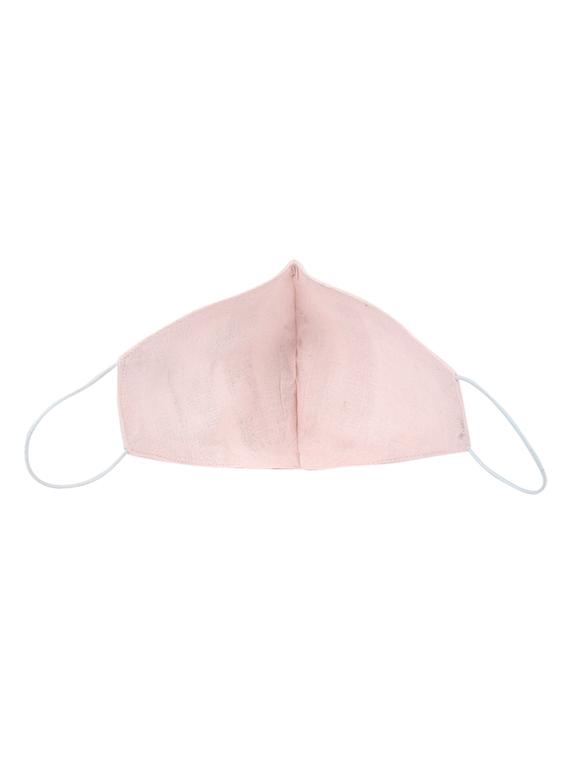 pink cotton decorative women mask - 17582246 - Zoom Image - 4
